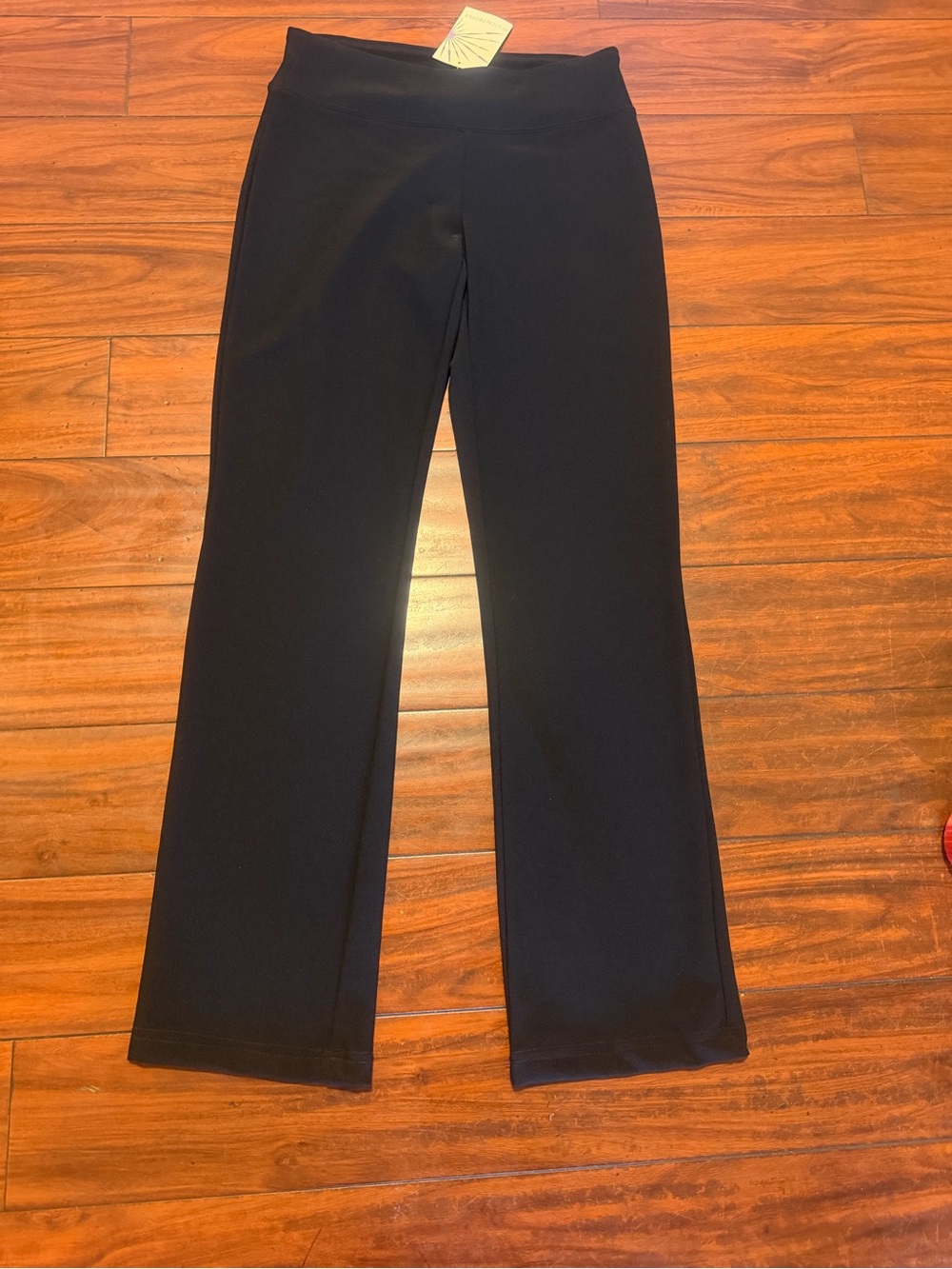 Boston Proper Black Straight-Leg Ponte Pants